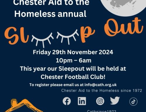 Join our annual Sleep Out on Friday 29th November 2024